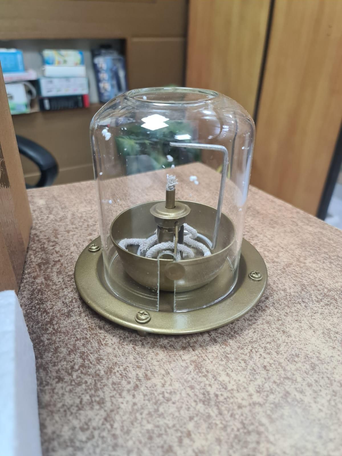 Golden Brass Akhand Diya –  For Puja & Festive Decor