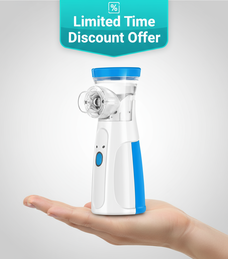 Pimeora- BreatheEase Portable Mesh Nebulizer